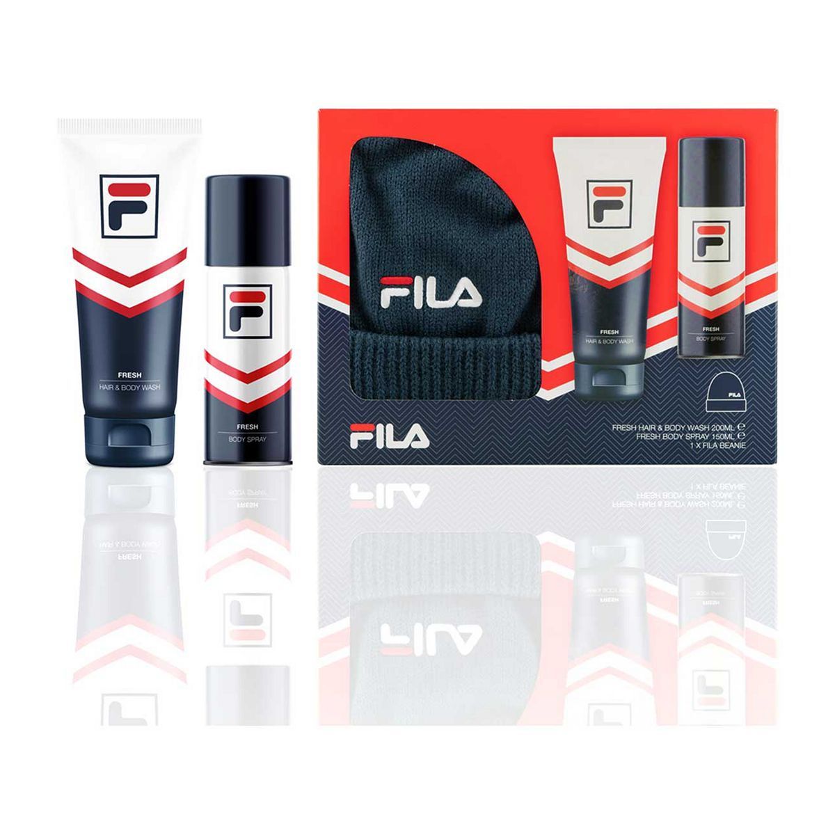 FILA Ahead Of The Game Beanie Set