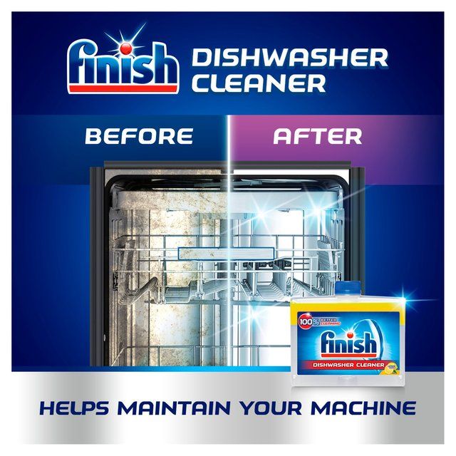 Finish Dishwasher Machine Cleaner Lemon Scent    250ml