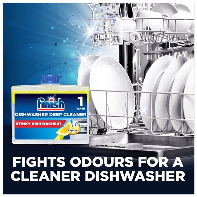 Finish Dishwasher Machine Cleaner Lemon Scent    250ml