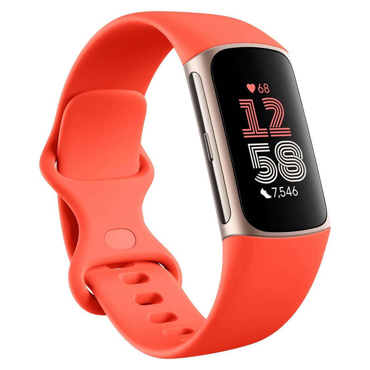 Fitbit Charge 6 Coral &amp;amp; Gold