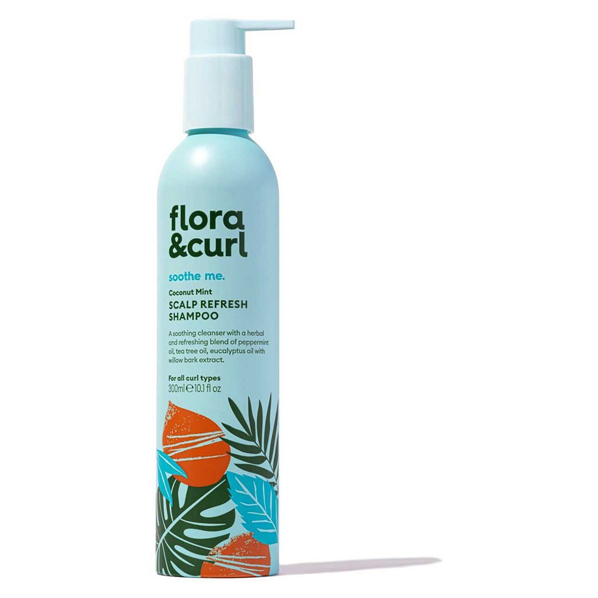 Flora &amp;amp; Curl Coconut Mint Scalp Refresh Shampoo 300ml