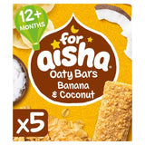 For Aisha Oaty Bars Banana &amp;amp; Coconut   5 x 25g