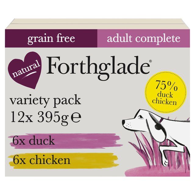 Forthglade Complete Adult Grain Free Duo (Duck &amp;amp; Chicken)   12 x 395g
