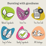 Forthglade National Trust Soft Bites Salmon with Herring Dog Treats   90g