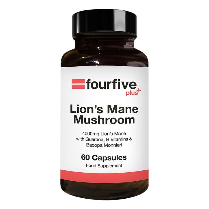Fourfive Lions Mane Complex Energy &amp;amp; Focus 4000mg 60 Capsules