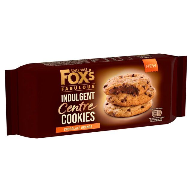 Fox's Biscuits Chocolate Orange Indulgent Centre Cookies    160g