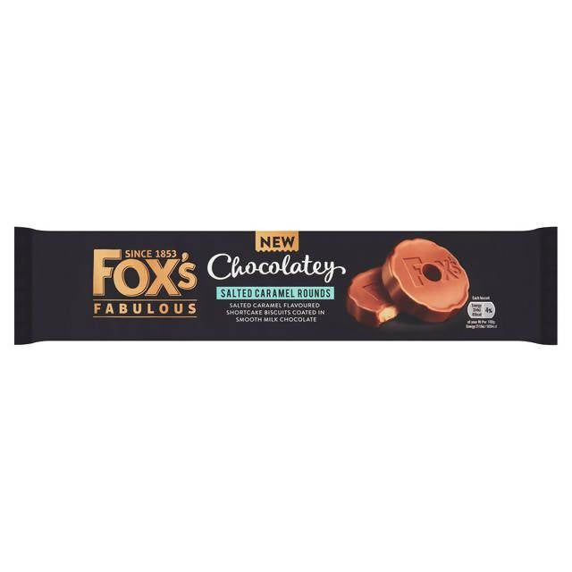 Fox's Biscuits Chocolatey Salted Caramel Rounds 130g