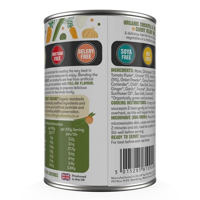 Free &amp;amp; Easy Free From Organic Chick Pea &amp;amp; Vegetable Curry   400g