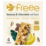 Freee  Organic Gluten Free Choc Chip &amp;amp; Banana Oat Bars   4 x 35g
