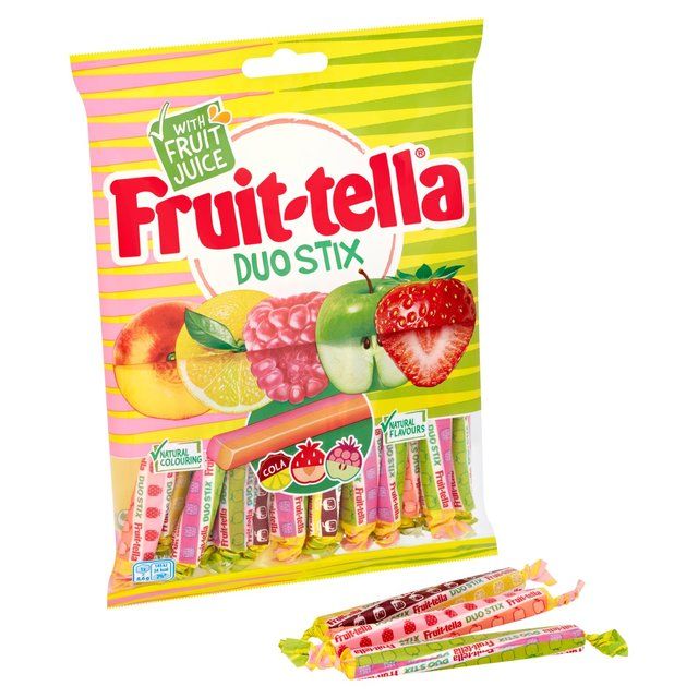 Fruittella Duo Stix Sweets Sharing Bag    160g