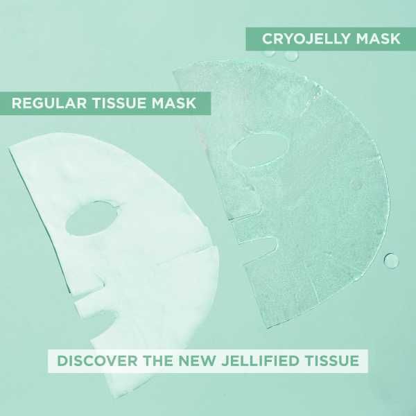 Garnier Hyaluronic Acid &amp;amp; Icy Cucumber Cryo Jelly Face Mask