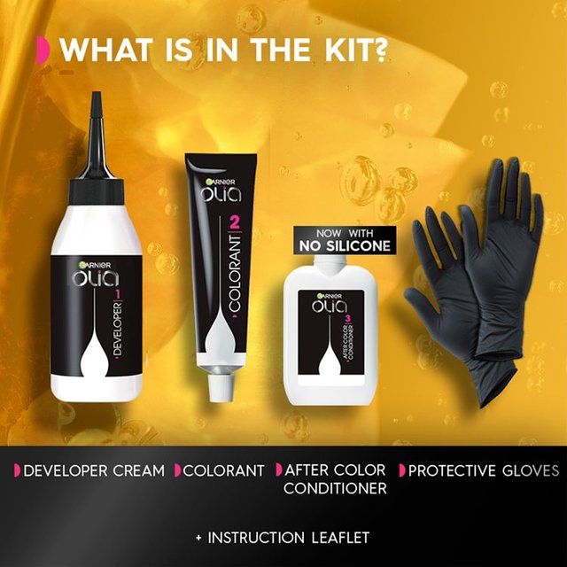 Garnier Olia 4.62 Dark Garnet Red Permanent Hair Dye