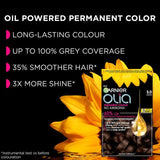 Garnier Olia 4.62 Dark Garnet Red Permanent Hair Dye