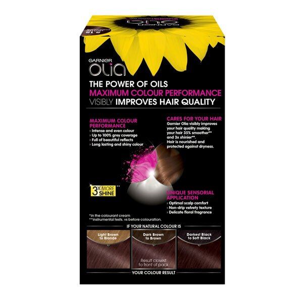 Garnier Olia 5.15 Frosted Chocolate Brown Permanent Hair Dye