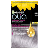 Garnier Olia 5.15 Frosted Chocolate Brown Permanent Hair Dye Metallic Silver 9.11