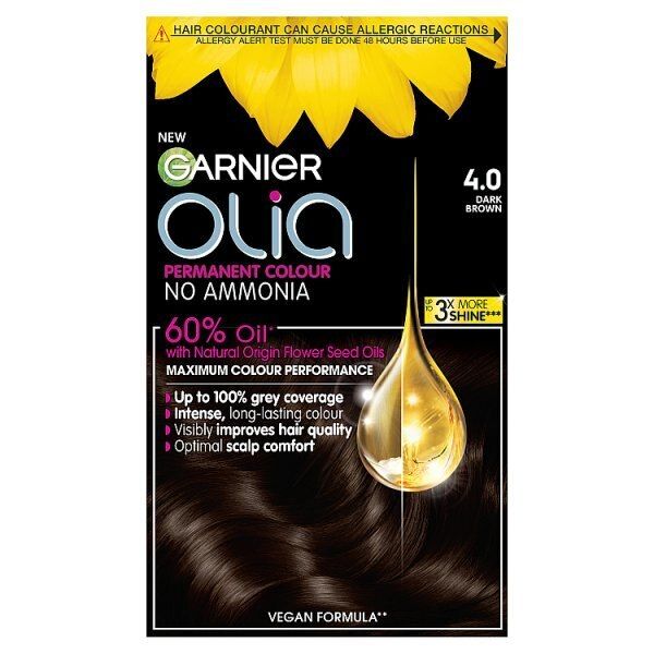 Garnier Olia 5.15 Frosted Chocolate Brown Permanent Hair Dye Dark Brown 4