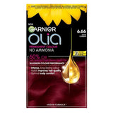 Garnier Olia 6.66 Vivid Garnet Red No Ammonia Permanent Hair Dye