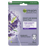 Garnier Skin Active Moisture Bomb Lavender Hydrating Sheet Mask