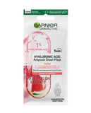 Garnier SkinActive Hyaluronic Acid Ampoule Sheet Mask Watermelon 15g