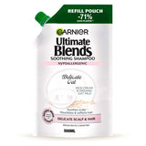Garnier Ultimate Blends Delicate Oat Shampoo Eco-Pouch for Sensitive scalps &amp;amp; Fine Hair