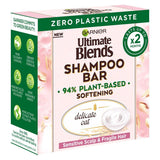 Garnier Ultimate Blends Delicate Oat Softening Shampoo Bar for Sensitive Scalp &amp;amp; Fragile Hair 60g