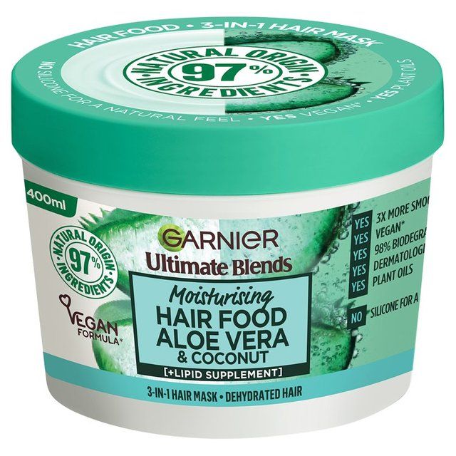 Garnier Ultimate Blends Hair Food Aloe Vera 3-in-1 Mask Treatment   390ml