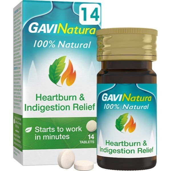 GaviNatura Heartburn and Indigestion Relief Tablets 14s