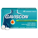 Gaviscon Heartburn &amp;amp; Indigestion Relief Peppermint Tablets x48