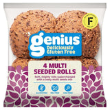 Genius Gluten Free Triple Seeded Rolls   4 per pack