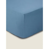 George Home Blue Just Wellness Cool Touch TENCEL&amp;trade; Plain Fitted Sheet -King