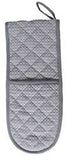 George Home Grey Woven Double Oven Glove