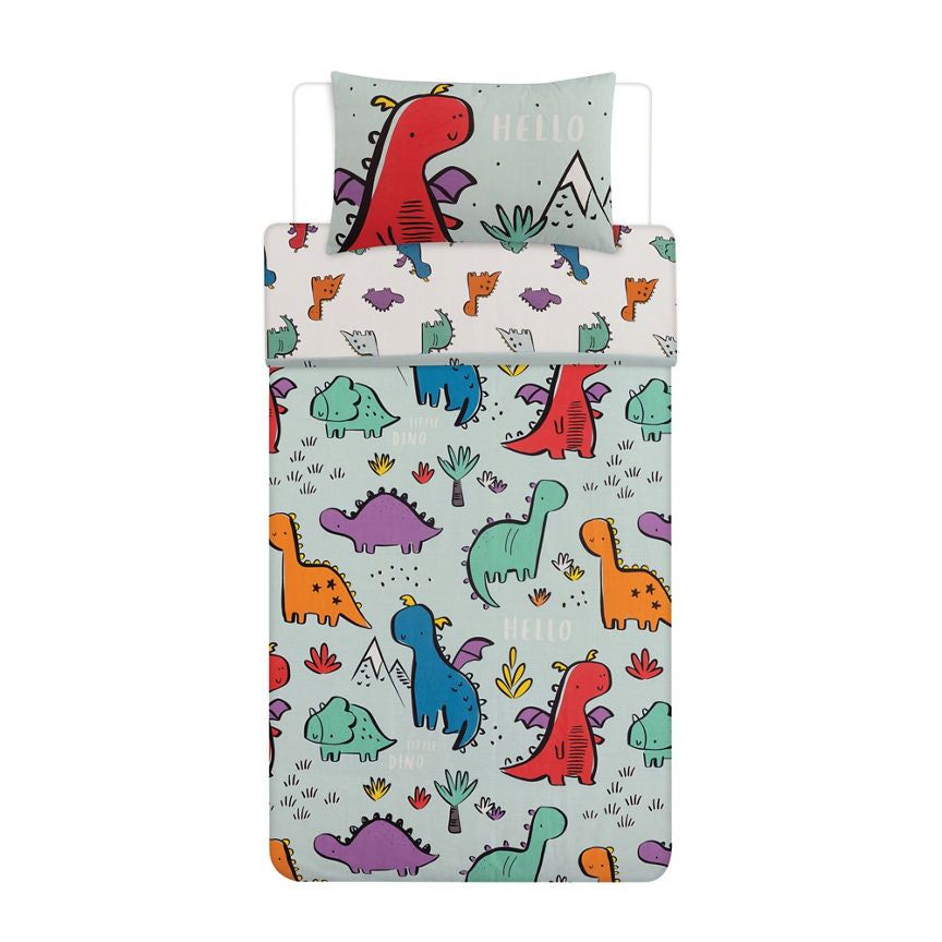George Home Hello Dino Toddler Duvet