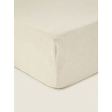 George Home Natural Jersey Fitted Sheet &amp;ndash; Set of 2 - Cot