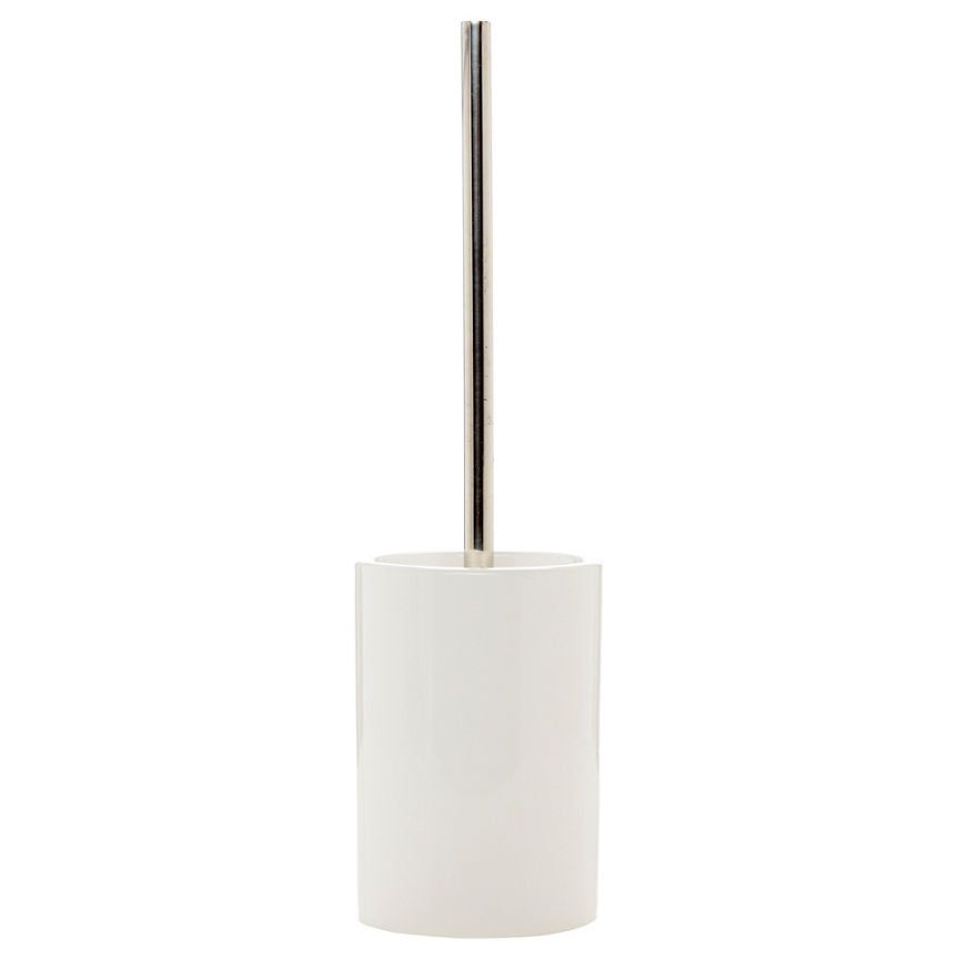 George Home White Ceramic Toilet Brush