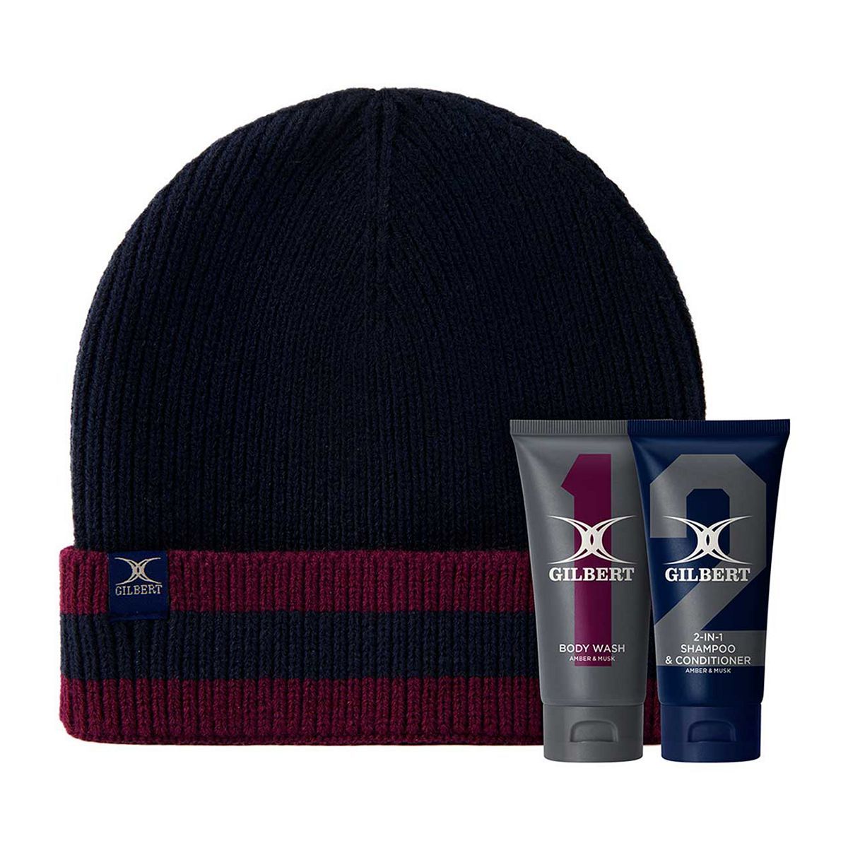 Gilbert 'The Set Piece' Beanie Hat, Body Wash &amp;amp; Shampoo Gift Set