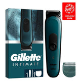 Gillette Intimate Men&amp;rsquo;s Intimate Trimmer i3, SkinFirst Pubic Hair Trimmer For Men, Waterproof