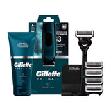 Gillette Intimate Ultimate Bundle with Trimmer, Razor, Blades &amp;amp; Shave Cream and Cleanser