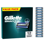 Gillette Mach 3 Razor Blades   12 per pack
