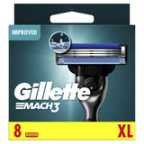 Gillette Mach3 Men&amp;rsquo;s Razor Blade Refills, 8 Count