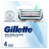 Gillette Skinguard Sensitive Razor Blades   4 per pack