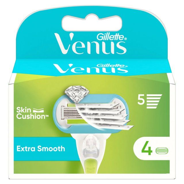Gillette Venus Extra Smooth Razor Blades   4 per pack