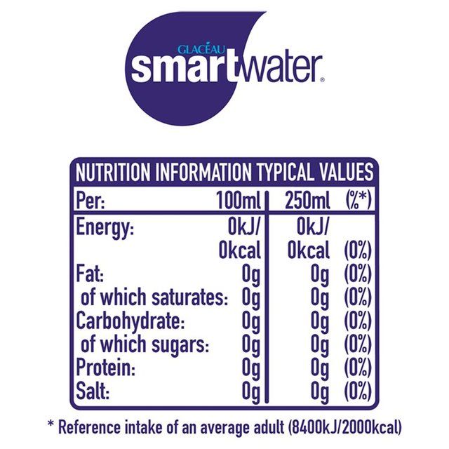 Glaceau Smartwater   12 x 600ml