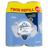 Glade Autospray Twin Refill Clean Linen Air Freshener   2 x 269ml