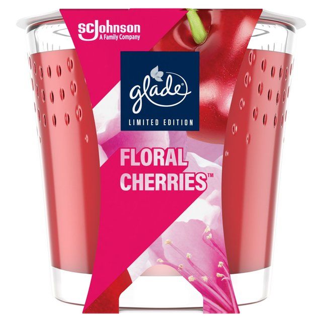 Glade Candle Floral Cherries   129g