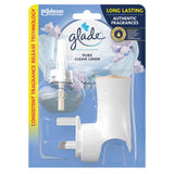 Glade Scented Oil Plug In Holder &amp;amp; Refill Air Freshener Clean Linen 20ml