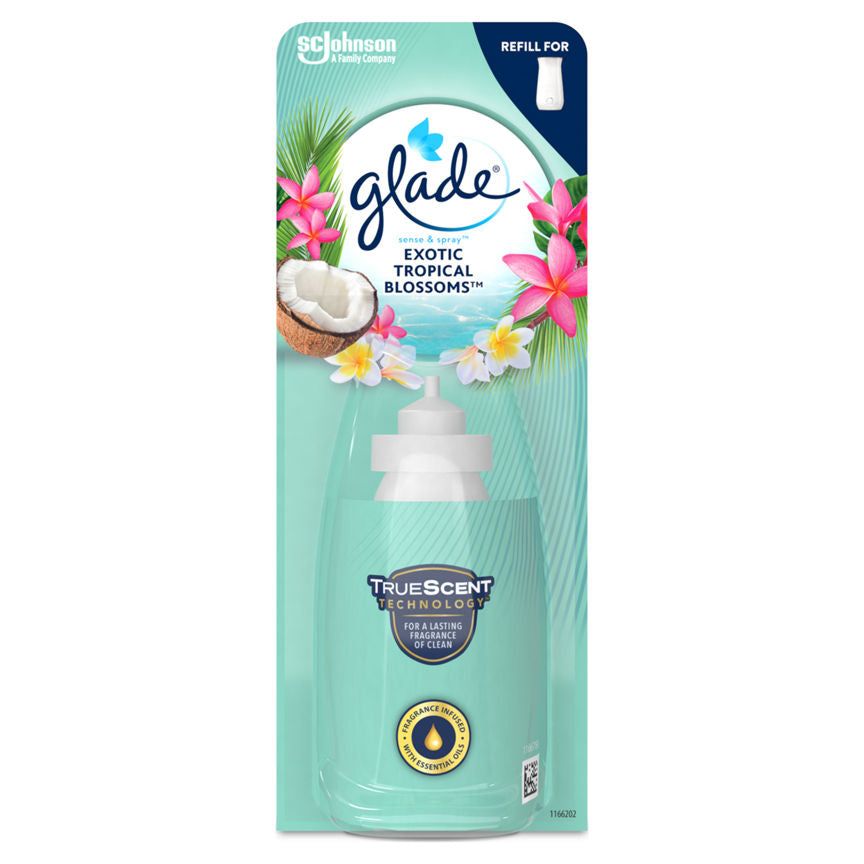 Glade Sense &amp;amp; Spray Refill Tropical Blossoms Air Freshener - 1 Refill