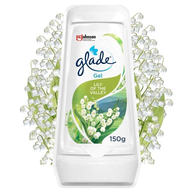 Glade Solid Bathroom Gel Lily of the Valley Air Freshener   150g