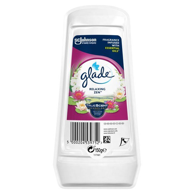 Glade Solid Bathroom Gel Relaxing Zen Air Freshener   150g