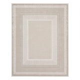 Glitz Ivory Border Rug in 3 Sizes