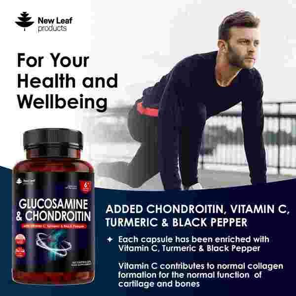 Glucosamine &amp;amp; Chondroitin + Vitamin C Turmeric 365 Capsules